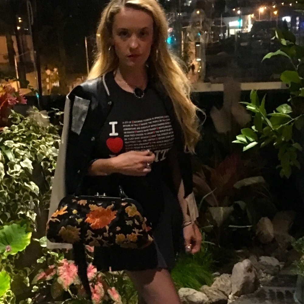 I Heart Atlanta bodysuit tshirt VTG vintage custom ATL side boob Small